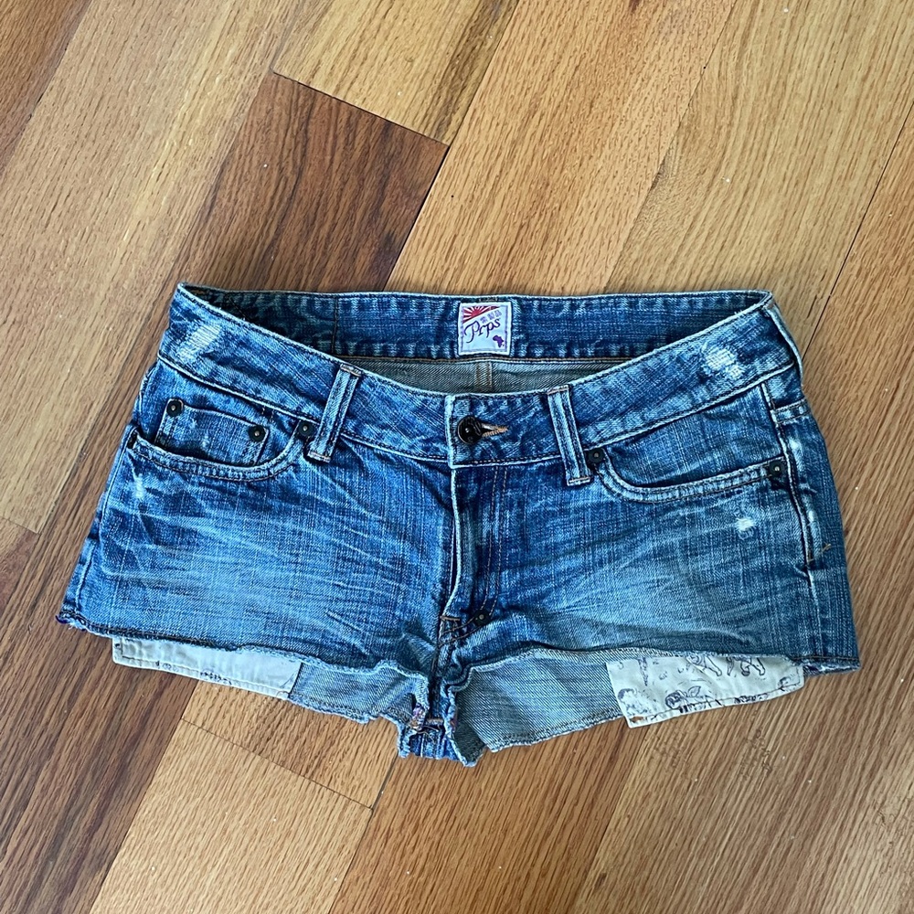 PRPS denim jean shorts